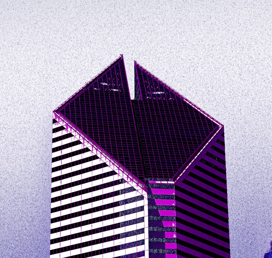 Collaboration — architecture in violet