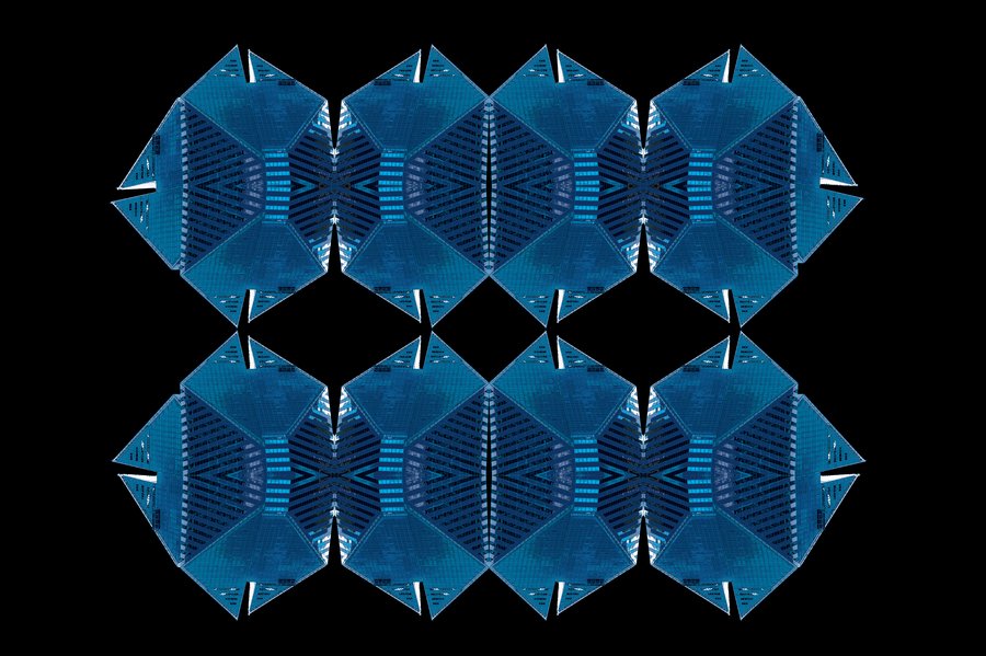 Collaboration detail — geometric pattern